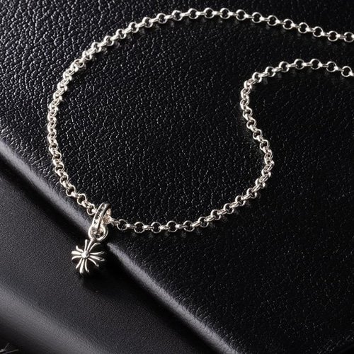 シルバー925 プラス クロス チャーム ペンダント クロスネックレス 66