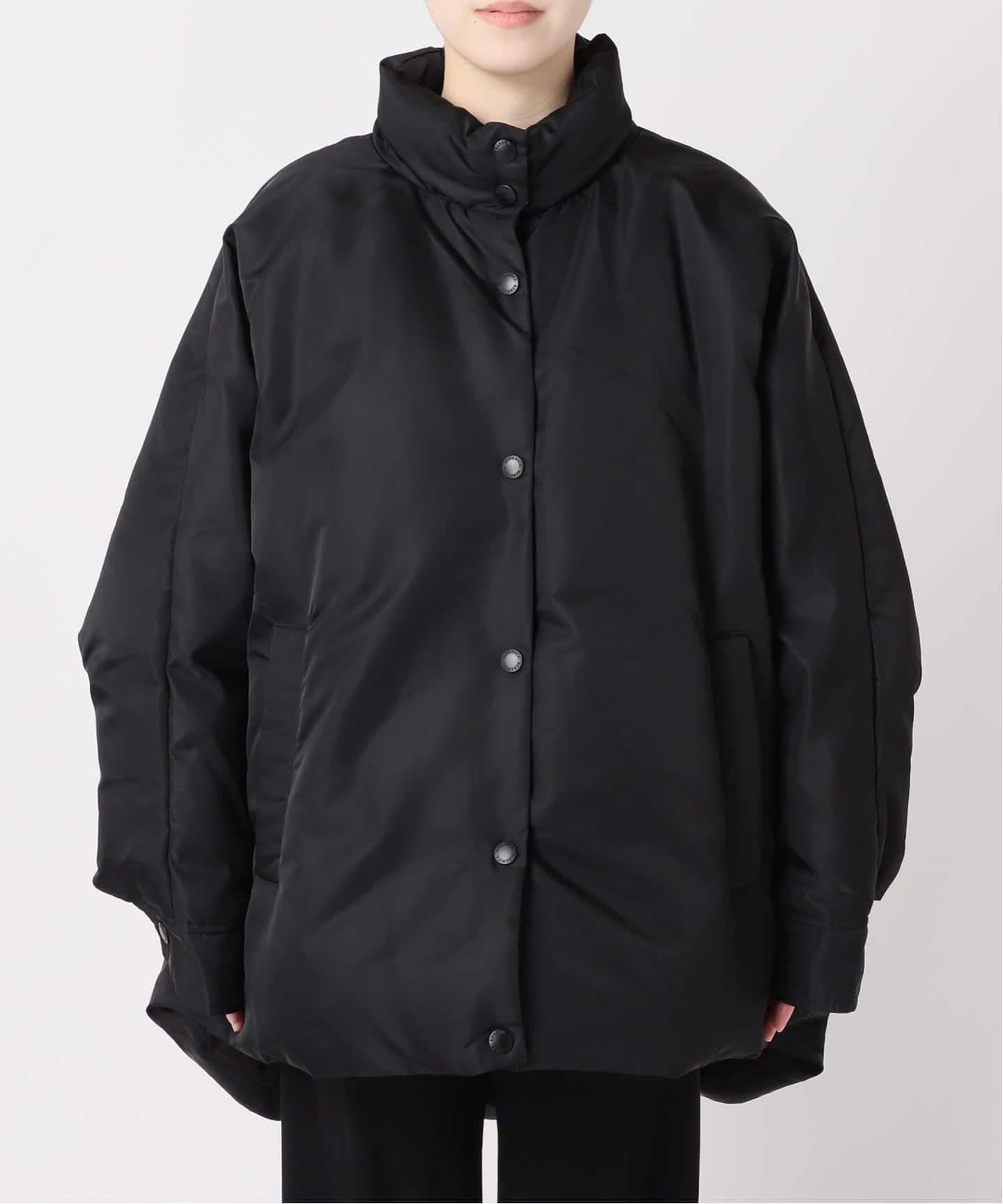 BERENICE】ブラックオーバーダウンジャケット（ダウンジャケット）｜AP