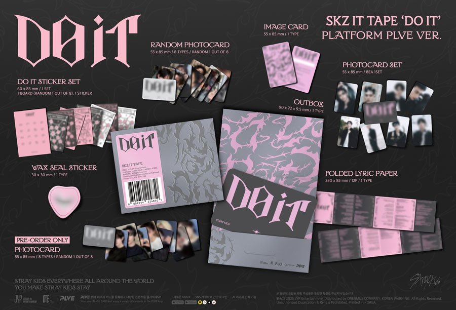 Stray Kids SKZ IT TAPE『DO IT』で2025年11月カムバ！＠Loppi・HMV