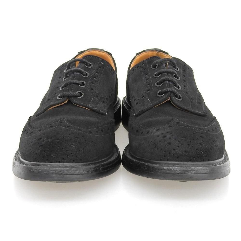 トリッカーズ BURTON(バートン) ウイングチップ フルブローグ ブラック