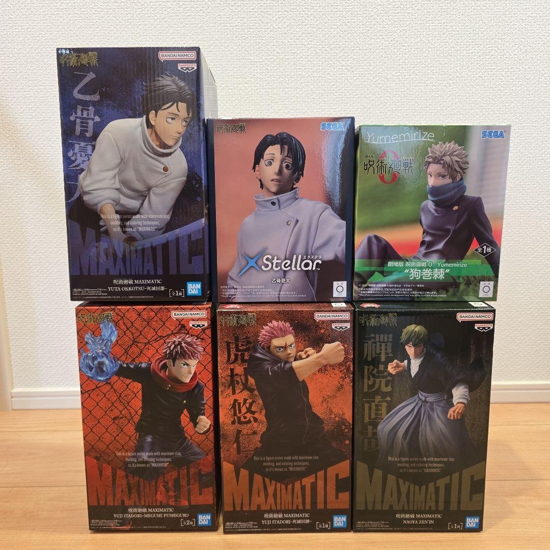 呪術廻戦MAXIMATIC フィギュア6体セット - メルカリ