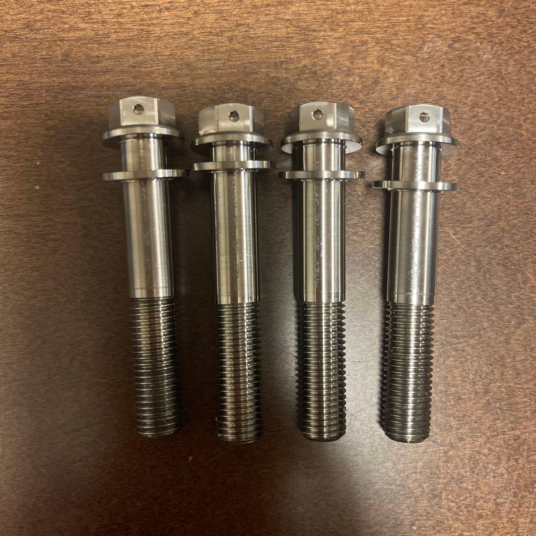 チタンキャリパーボルト 4本 アエラ AELLA ドゥカティ  バイク AELLA（アエラ） チタンキャリパーボルト(ラジアルマウント) カラー