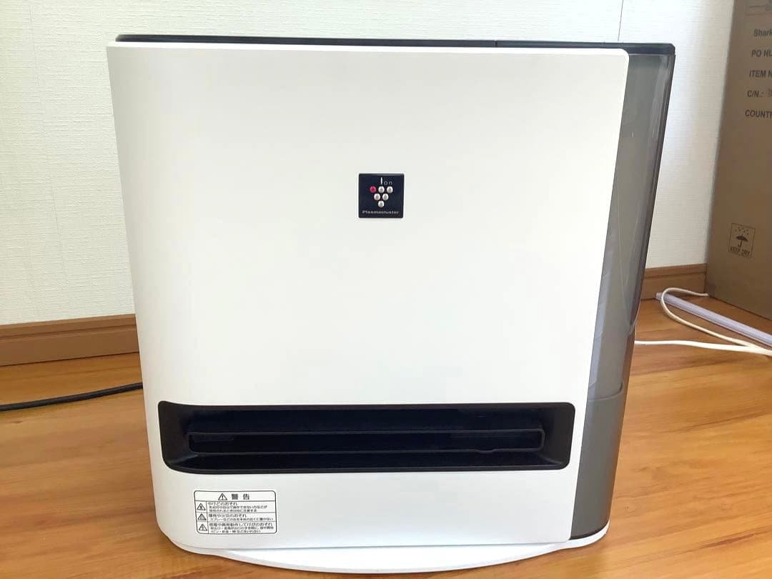 [z496] SIARP HX-RK12-W 加湿セラミックファンヒーター HX-RK12 | プラズマクラスター電気暖房機：シャープ