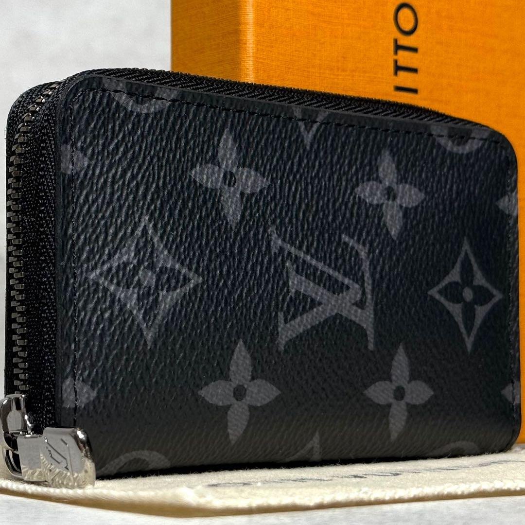 極美品 ルイヴィトン モノグラムエクリプス ジッピーパース ケース LOUIS VUITTON（ルイ・ヴィトン） コインケース モノグラムエクリプス