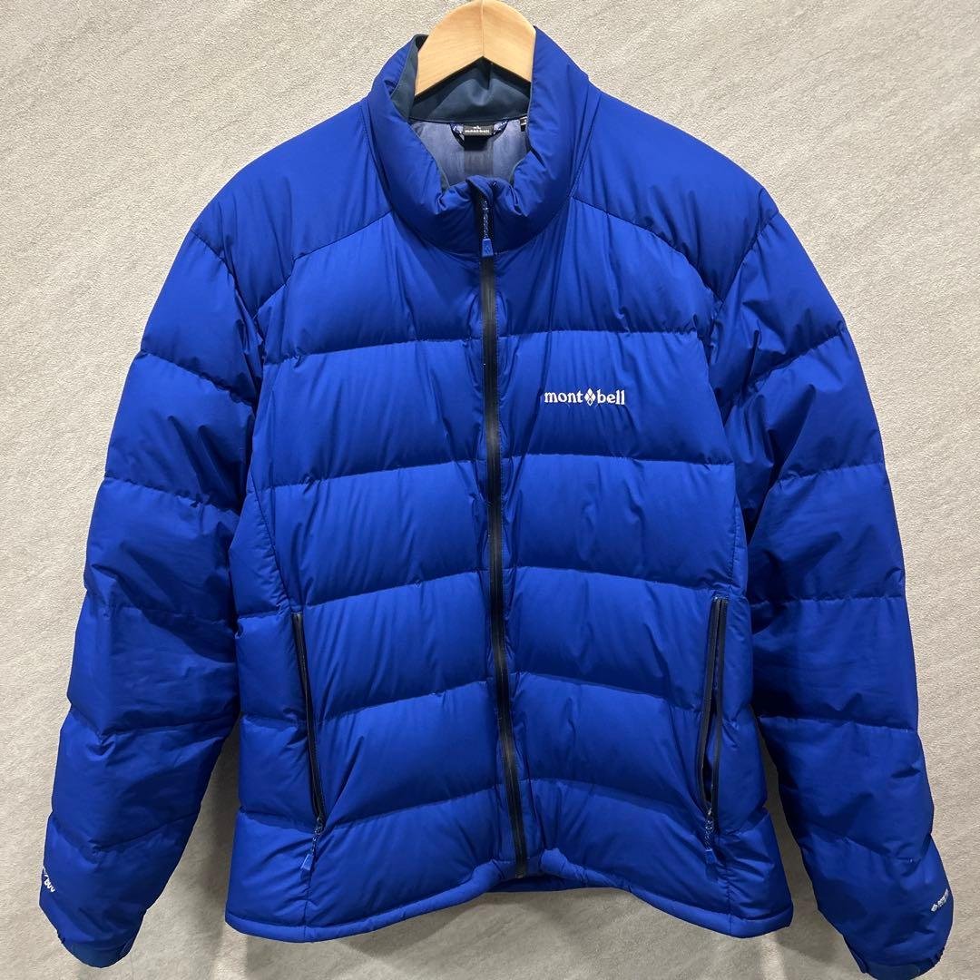 mont-bell ダウンジャケット XL 青 モンベル mont-bell モンベル ダウンジャケット （ブルー