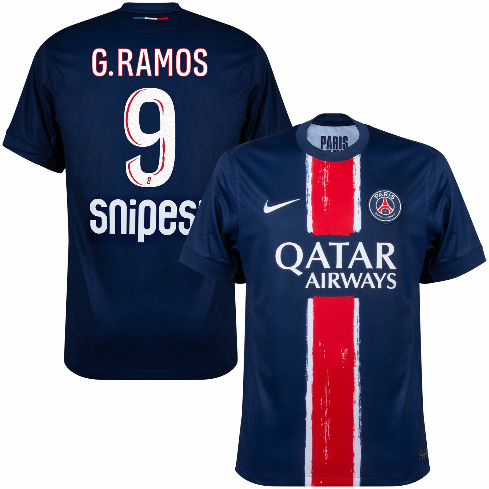Nike PSG Home G.Ramos 9 Jersey 2024-2025 (Ligue 1)